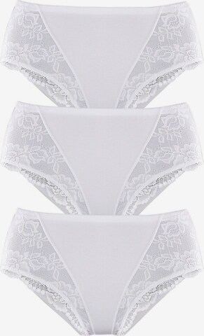 PETITE FLEUR Shaping Slip in White: front