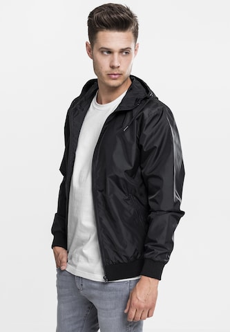 Urban Classics Between-Season Jacket in Black