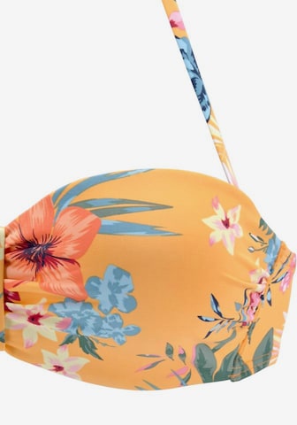 BENCH Bandeau Bikini felső 'Maui' - sárga