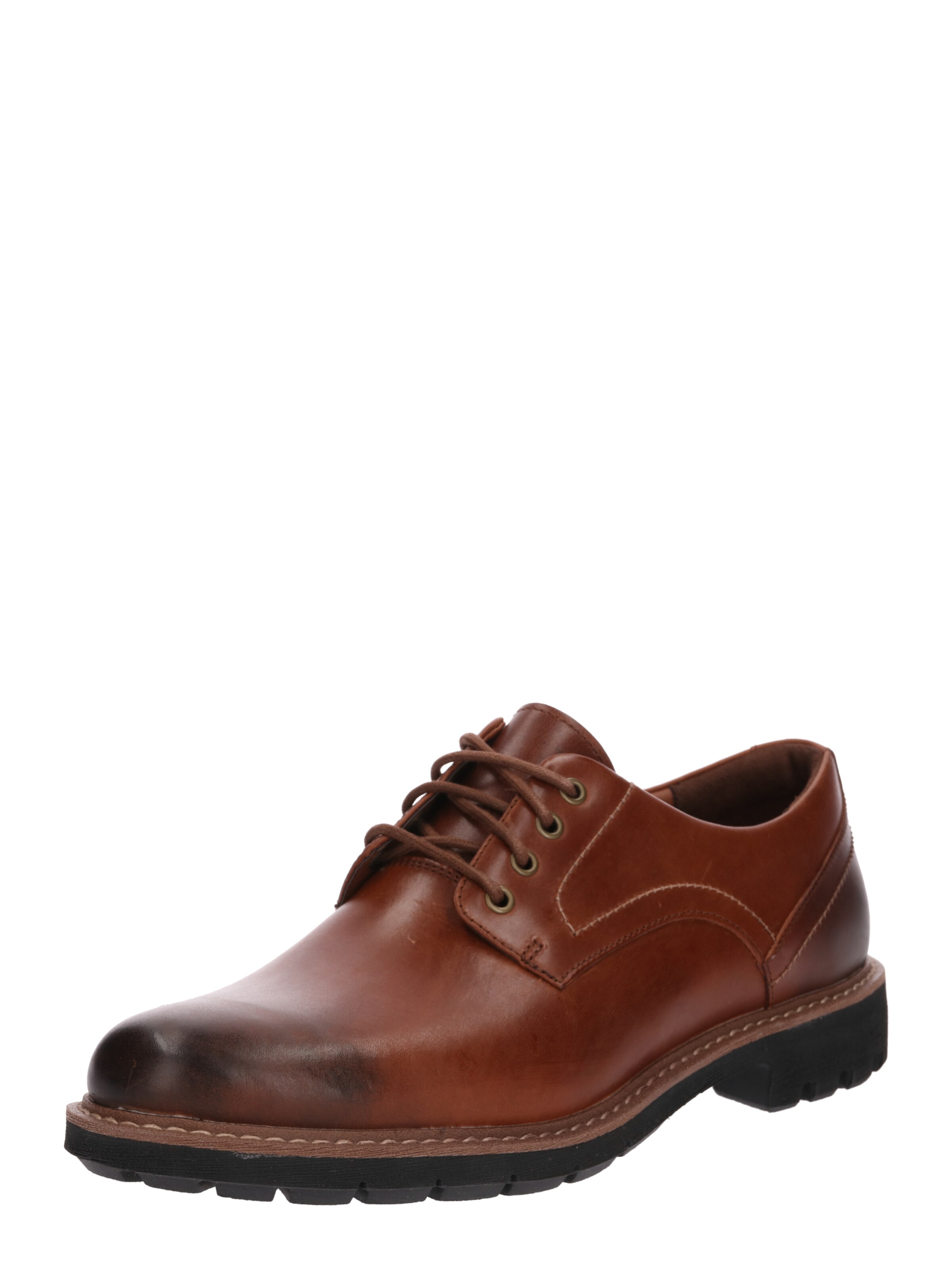 CLARKS Knytsko 'Batcombe Hall' i brun: framsida