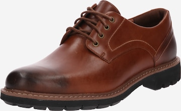 CLARKS - Zapatos con cordón 'Batcombe Hall' en marrón: frente