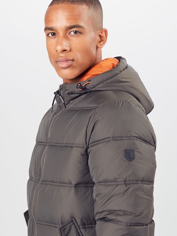 Coupe regular Veste d’hiver 'Adrian' INDICODE JEANS en gris