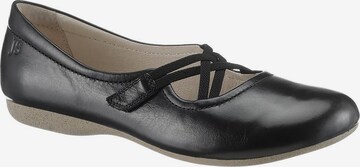 JOSEF SEIBEL Ballet Flats with Strap 'Fiona 39' in Black