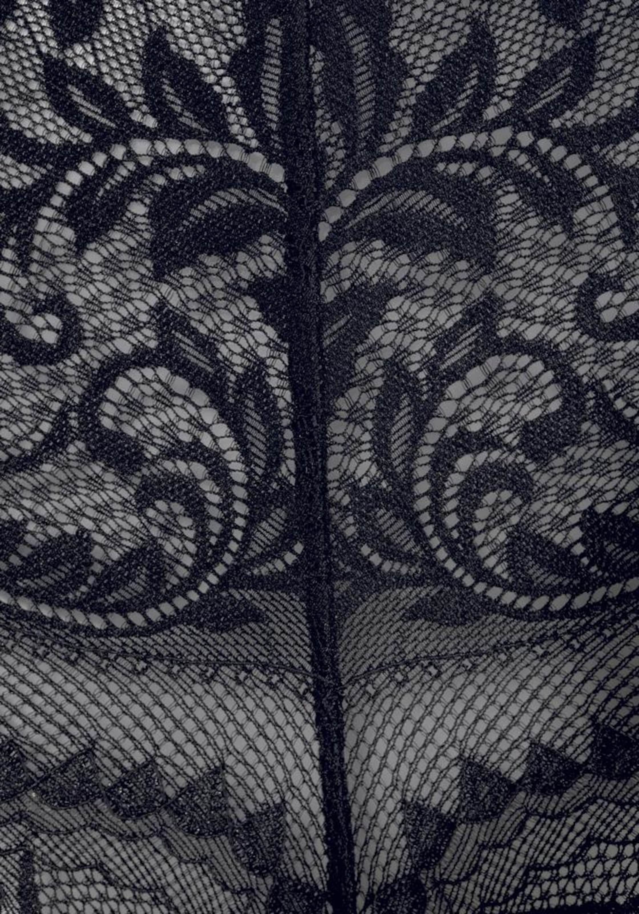 PETITE FLEUR GOLD Slip - fekete