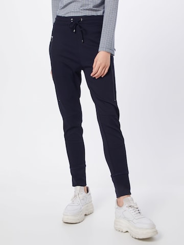 MAC Tapered Trousers 'Future 2.0' in Blue: front