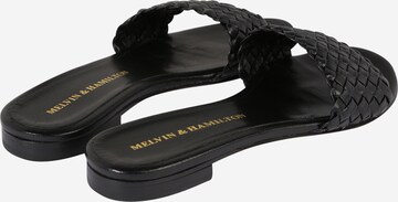 MELVIN & HAMILTON Pantolette 'Hanna 26' i svart: baksida