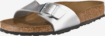 BIRKENSTOCK Pantolette 'Madrid' in Silber: predná strana