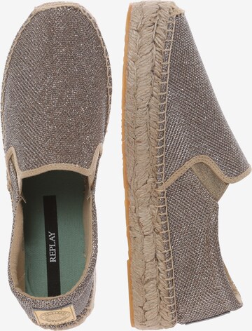 Espadrilles 'Lawton' REPLAY en or