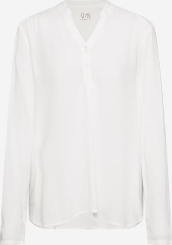 QS Blouse in Wit: voorkant