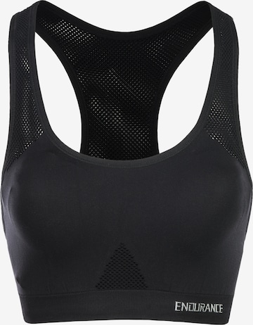 Bustier Soutien-gorge de sport 'Geogre' ENDURANCE en noir : devant