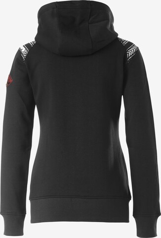 Lakeville Mountain Zip-Up Hoodie 'Cavalla' in Black