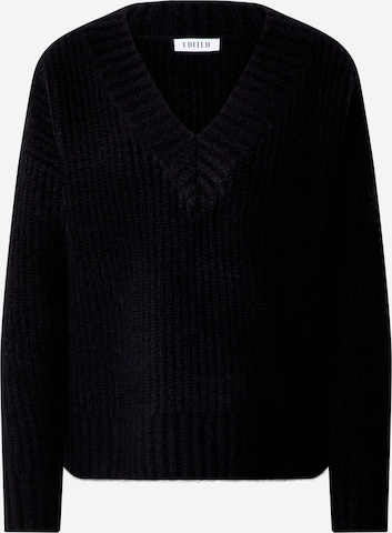 EDITED Пуловер 'Claire' в черно: отпред