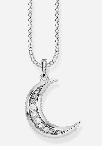 Thomas Sabo Ketting 'Royalty Mond' in Zilver: voorkant