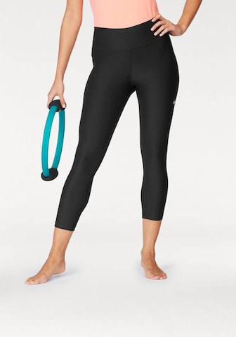 NIKE Skinny Sportbroek 'VICTORY' in Zwart: voorkant