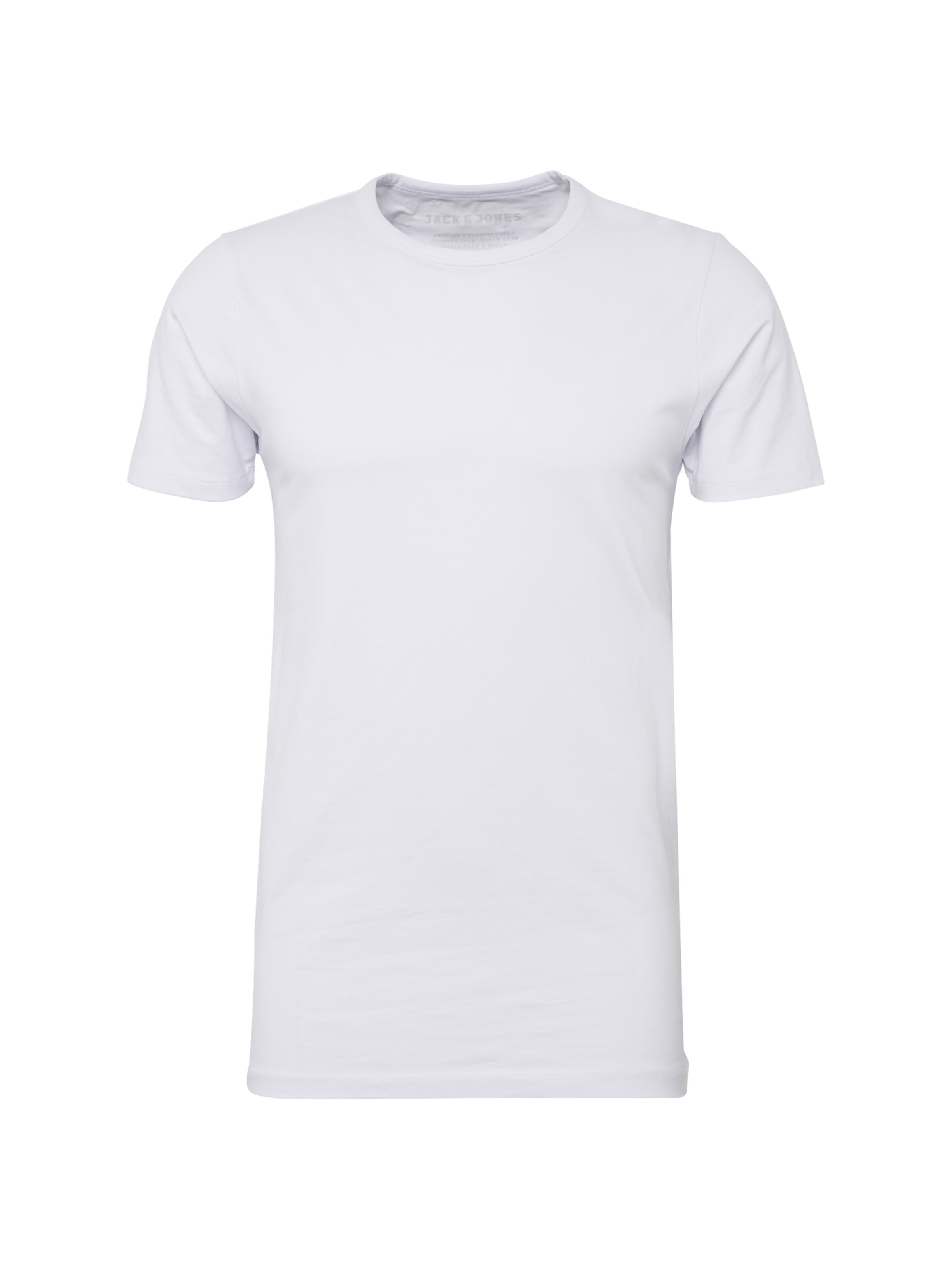 JACK & JONES - Shirt 'BASIC O-NECK TEE S/S NOOS' in de kleur Wit