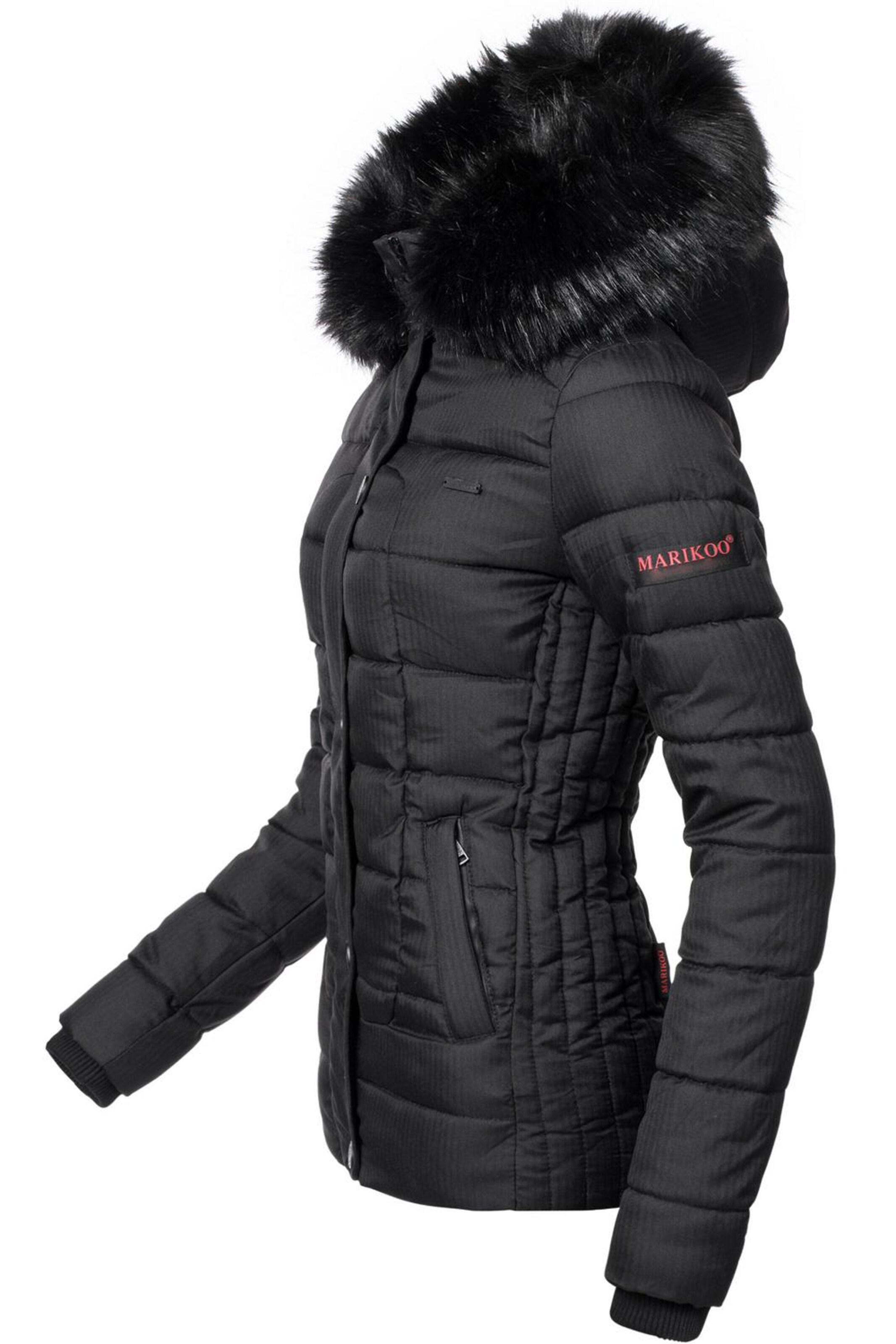 Veste d’hiver 'Unique' MARIKOO en noir