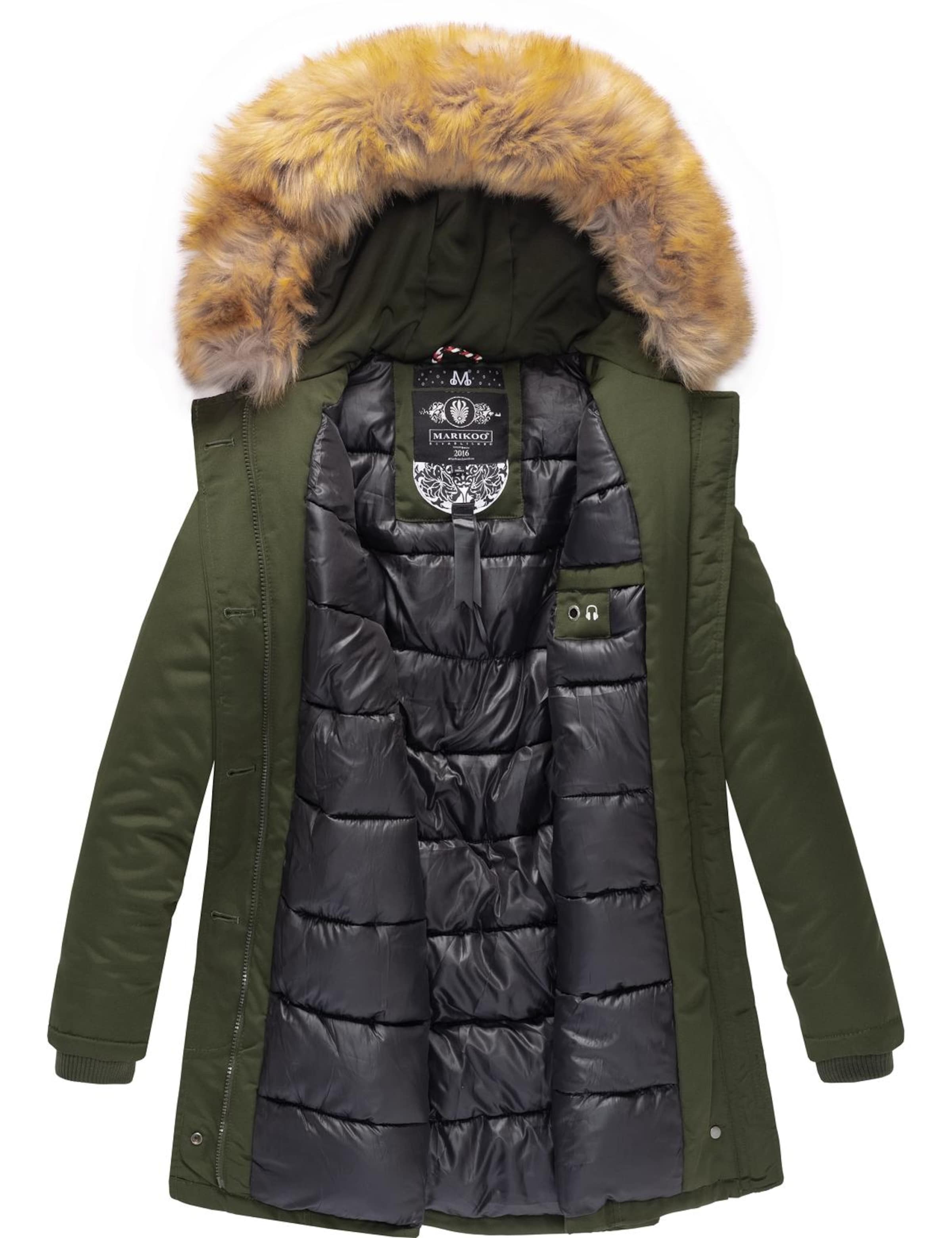 MARIKOO Zimná parka 'Karmaa' - Zelená