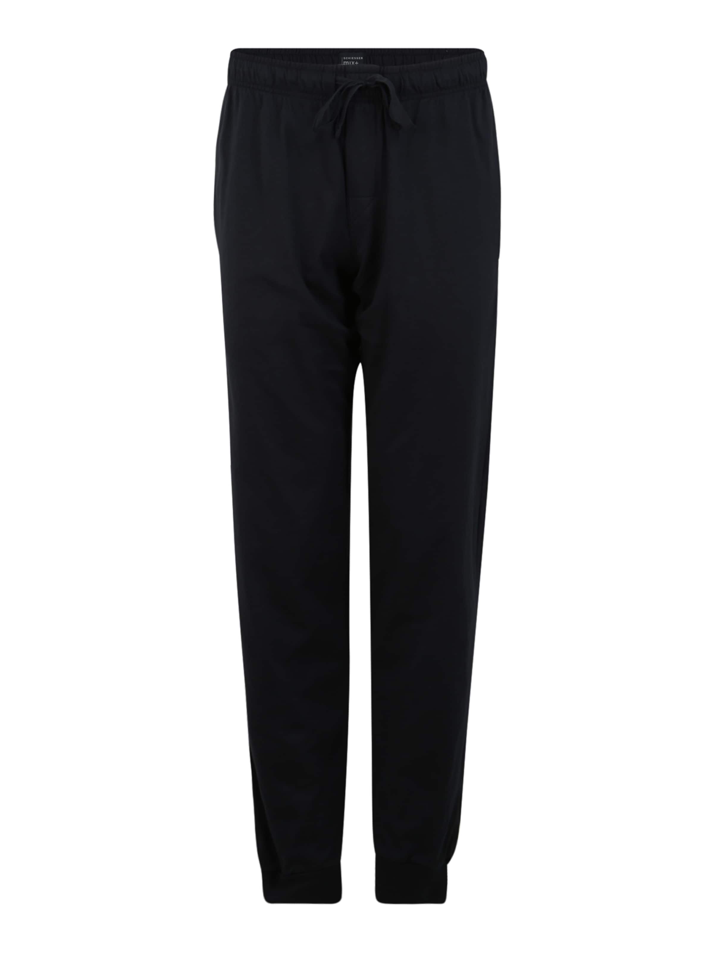 SCHIESSER Regular Pyjamabroek in Blauw: voorkant