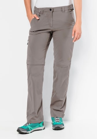 JACK WOLFSKIN Regular Outdoor Pants 'ACTIVATE' in Grey: front