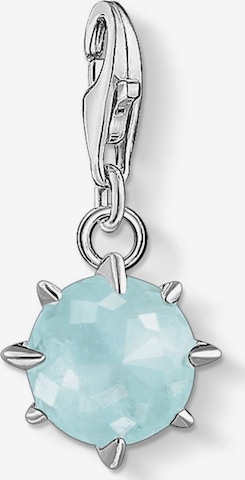 Thomas Sabo Pendant 'Geburtsstein März' in Silver: front