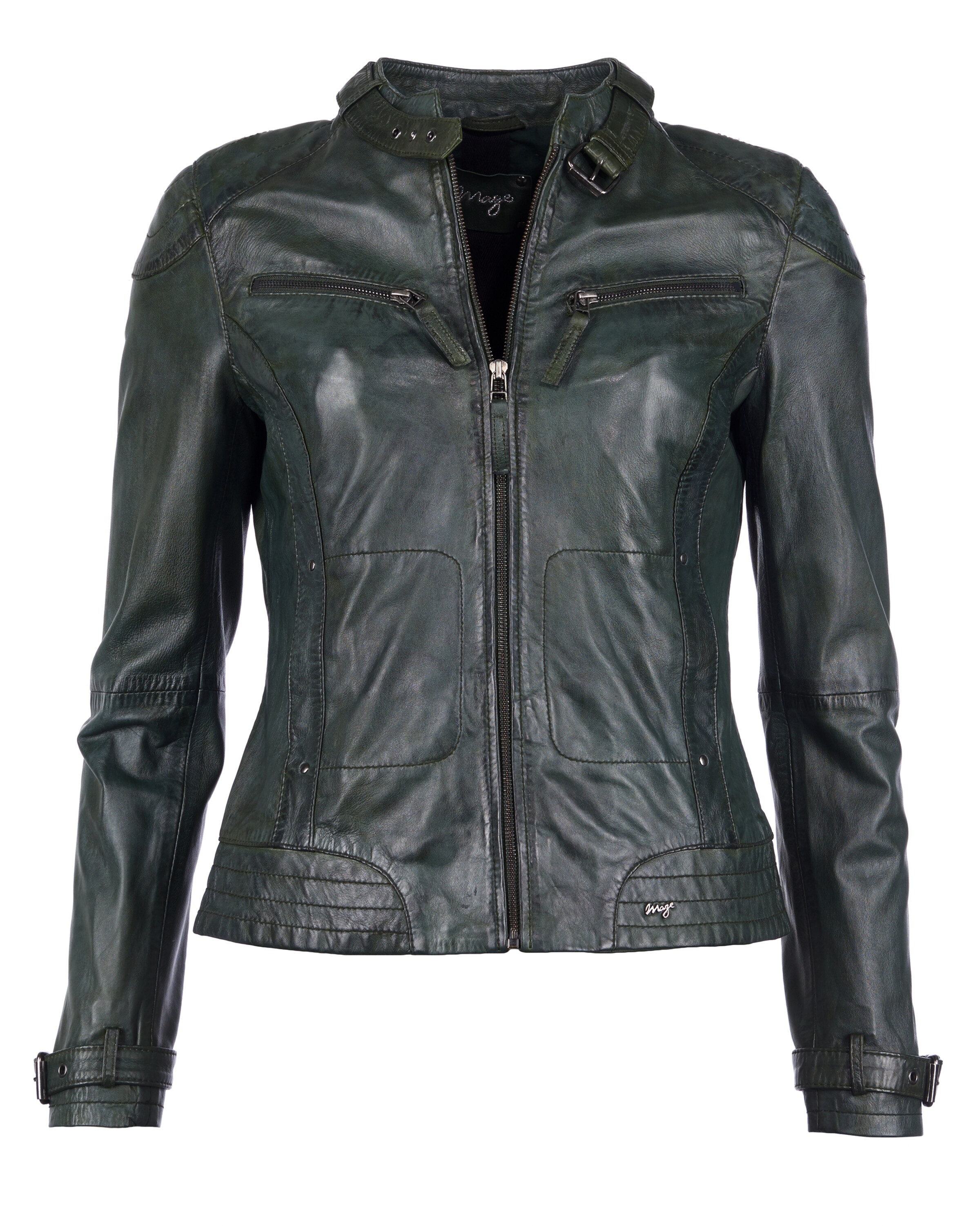 Maze Tussenjas 'Ryana' in Groen: voorkant