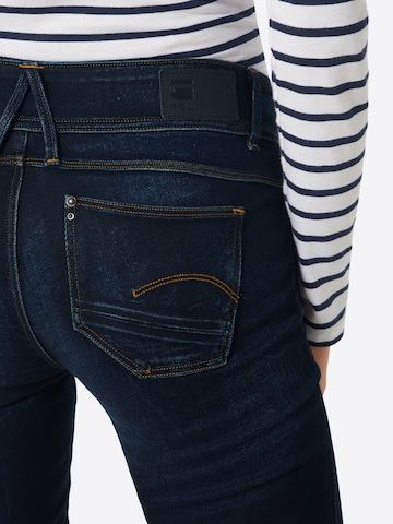 G-Star RAW Skinny Jeans 'Lynn Mid Skinny' i blå