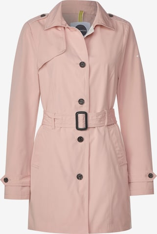 STREET ONE Between-Seasons Coat in Pink: front