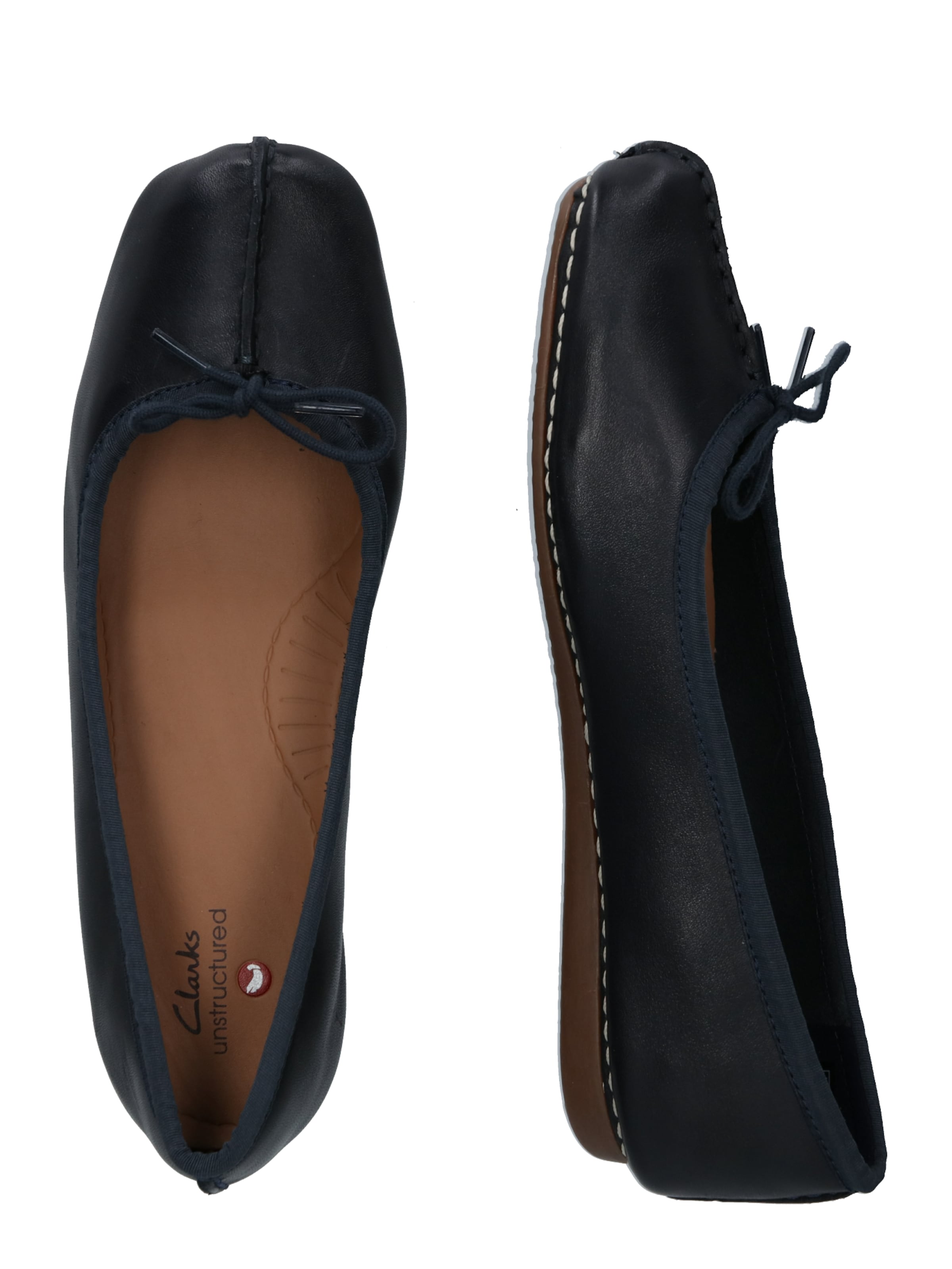 CLARKS Baleríny 'Freckle Ice' – modrá