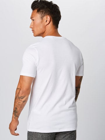 Coupe slim T-Shirt JACK & JONES en blanc