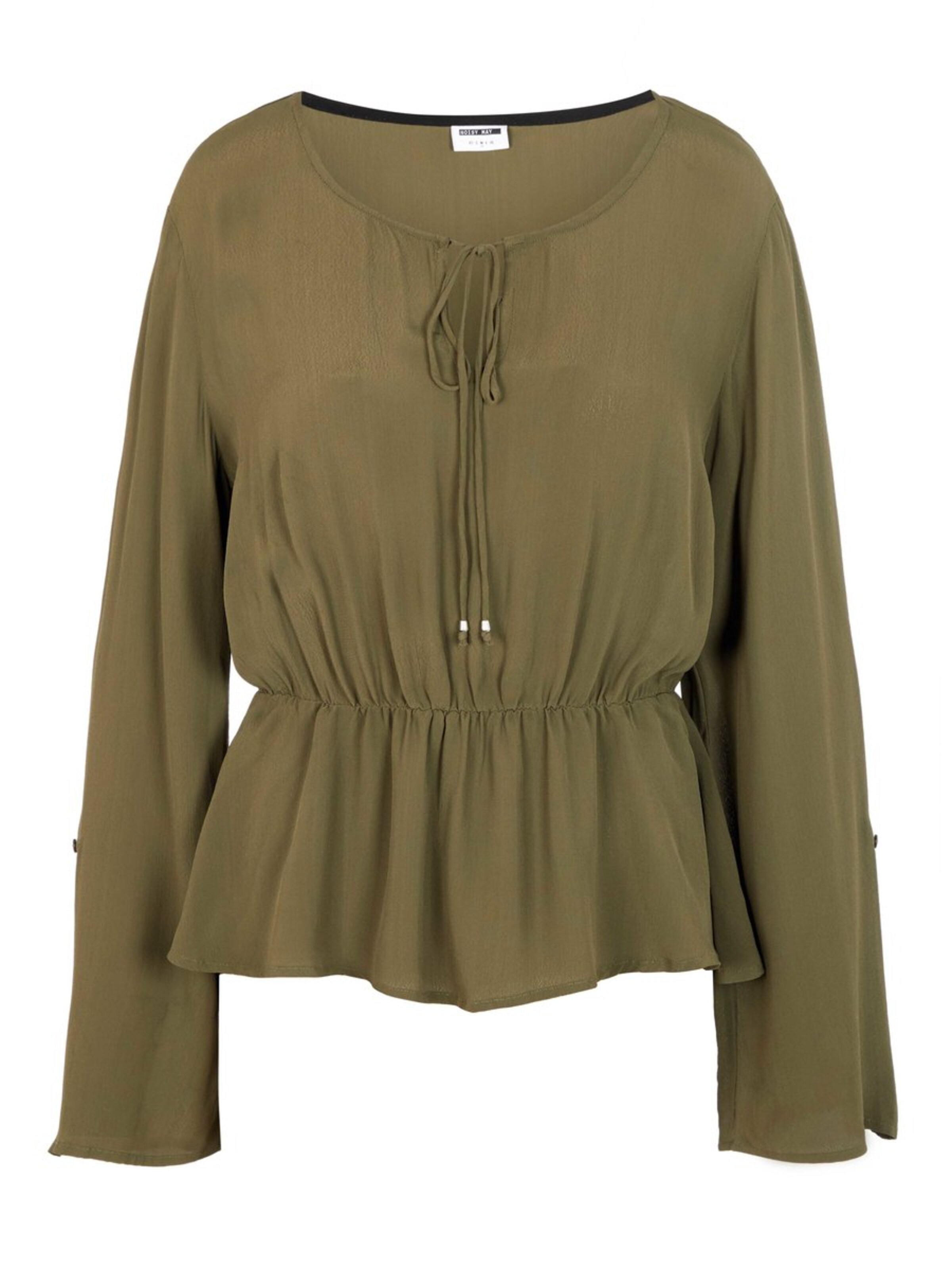 Noisy may - Blouse in de kleur Olijfgroen
