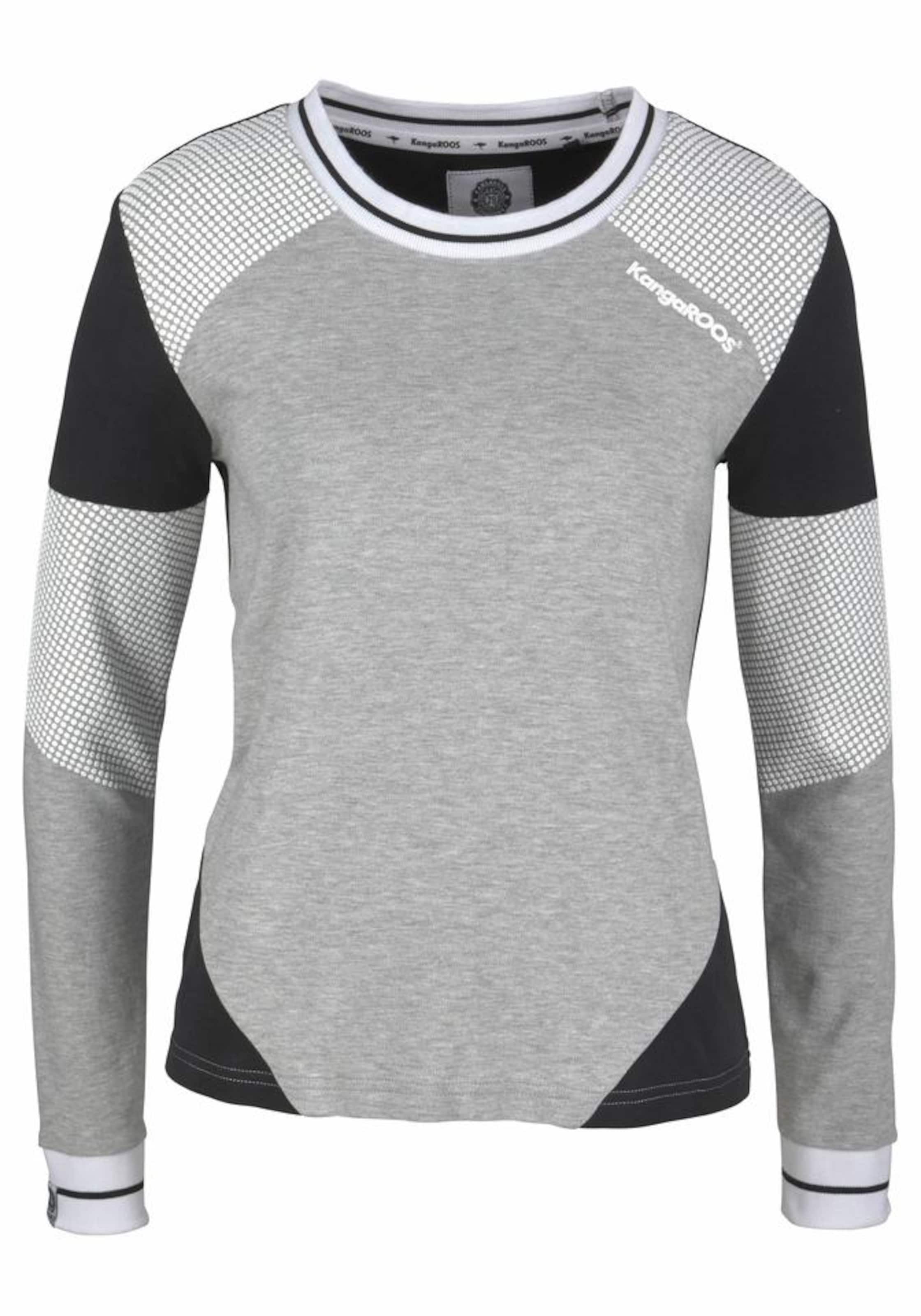 KangaROOS Sweatshirt in Grey: front