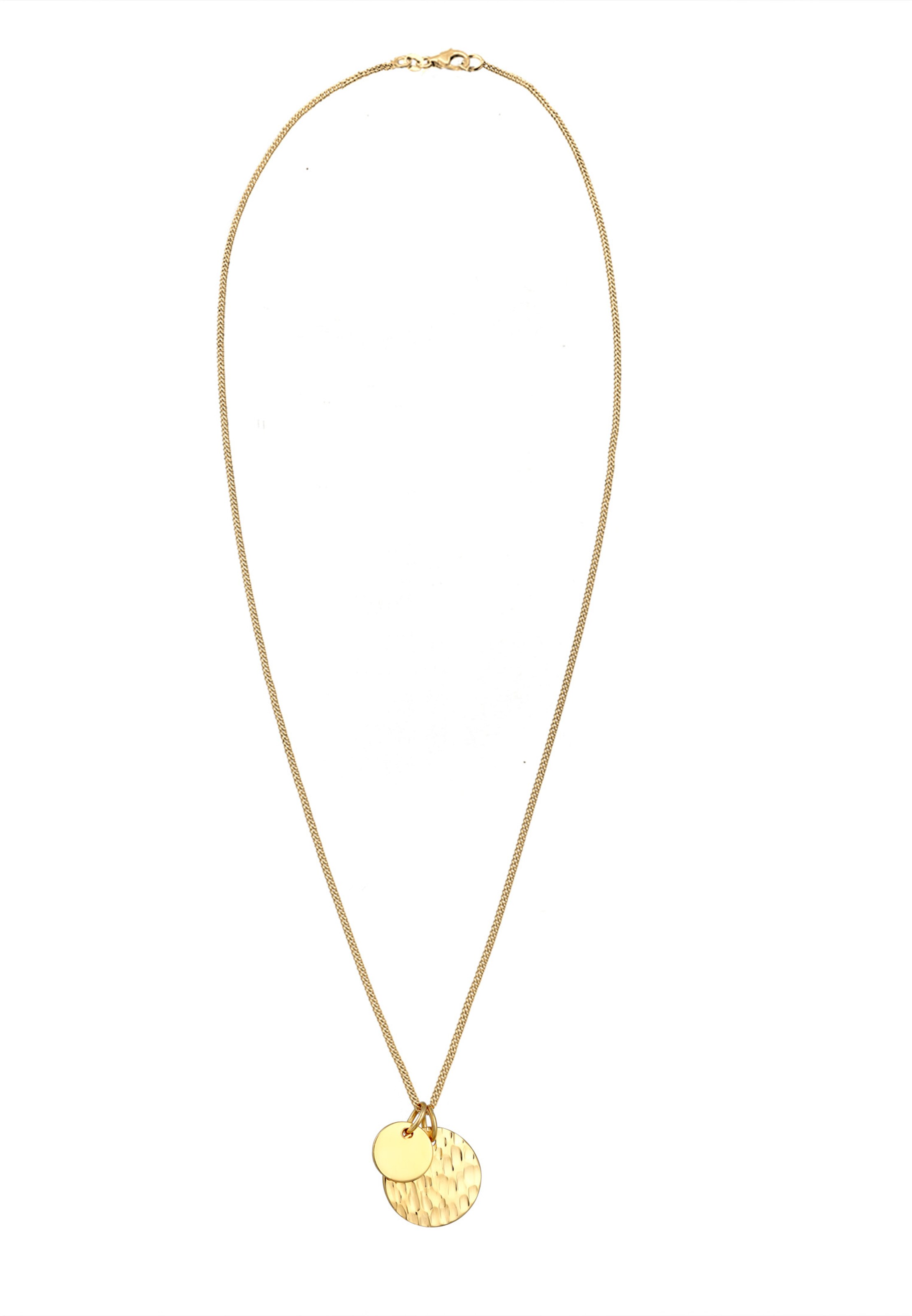 ELLI Halskette Geo, Kreis in Gold