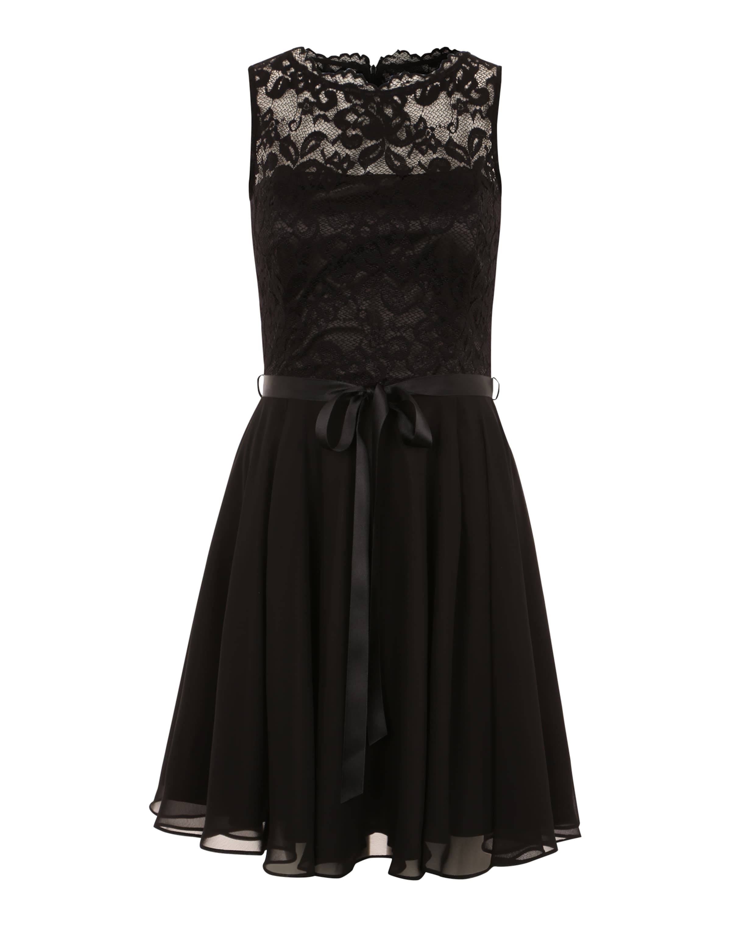 SWING Cocktailkleid mit Spitze in schwarz ABOUT YOU