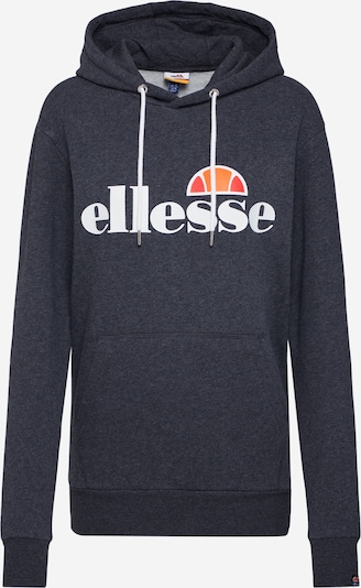 ELLESSE Sweatshirt 'Torices' in anthrazit / orange / rot / weiß, Produktansicht