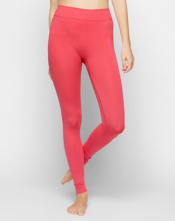 Hey Honey Skinny Spodnie sportowe w kolorze różowy: przód