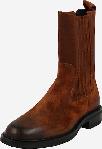 BRONX Chelsea Boots in Brown: front