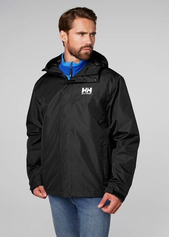 Geacă outdoor 'Seven J' de la HELLY HANSEN pe negru: față