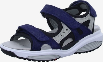 Xsensible Hiking Sandals in Blue: front