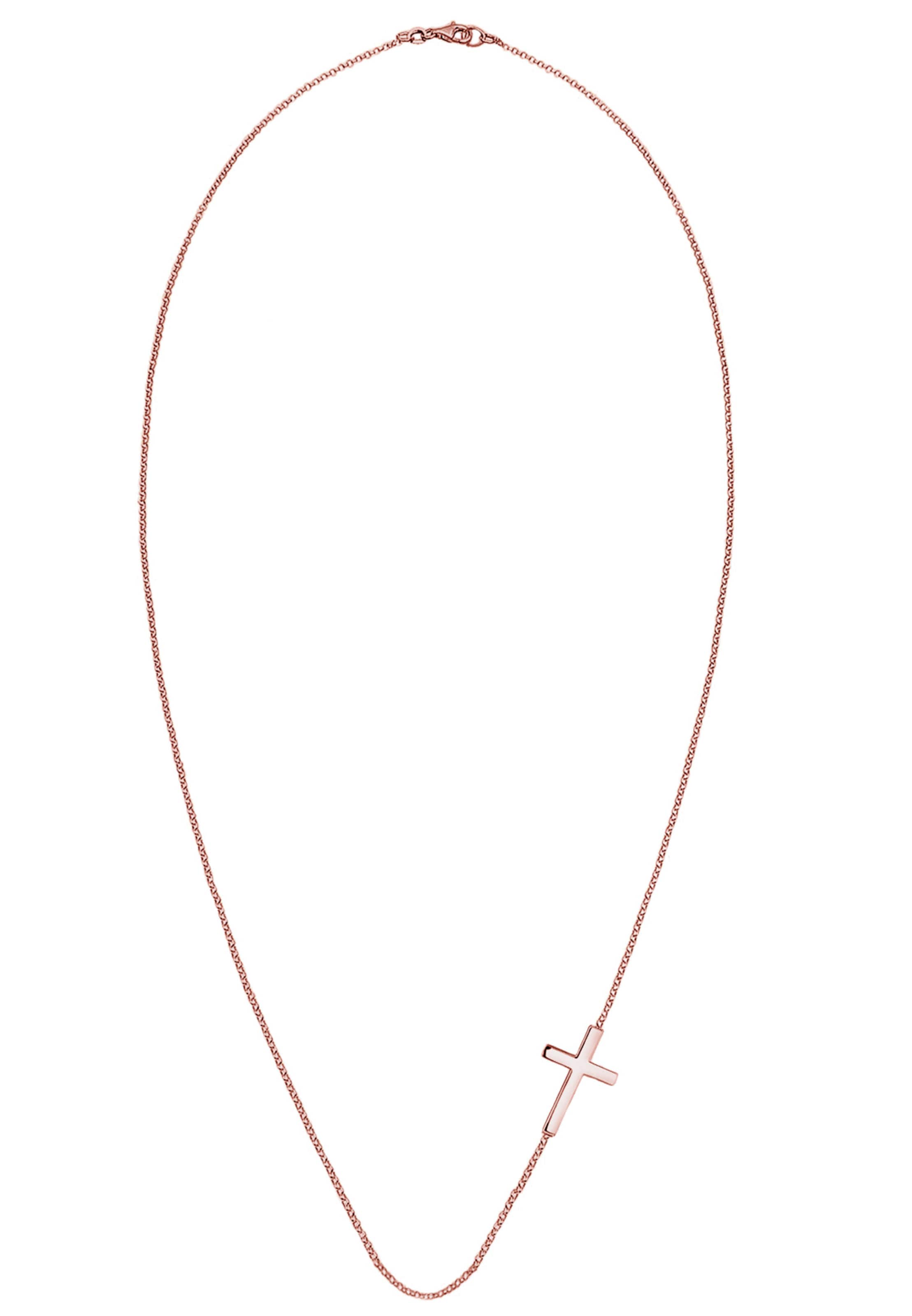 ELLI Retiazka 'Kreuz' - Zlatá: predná strana