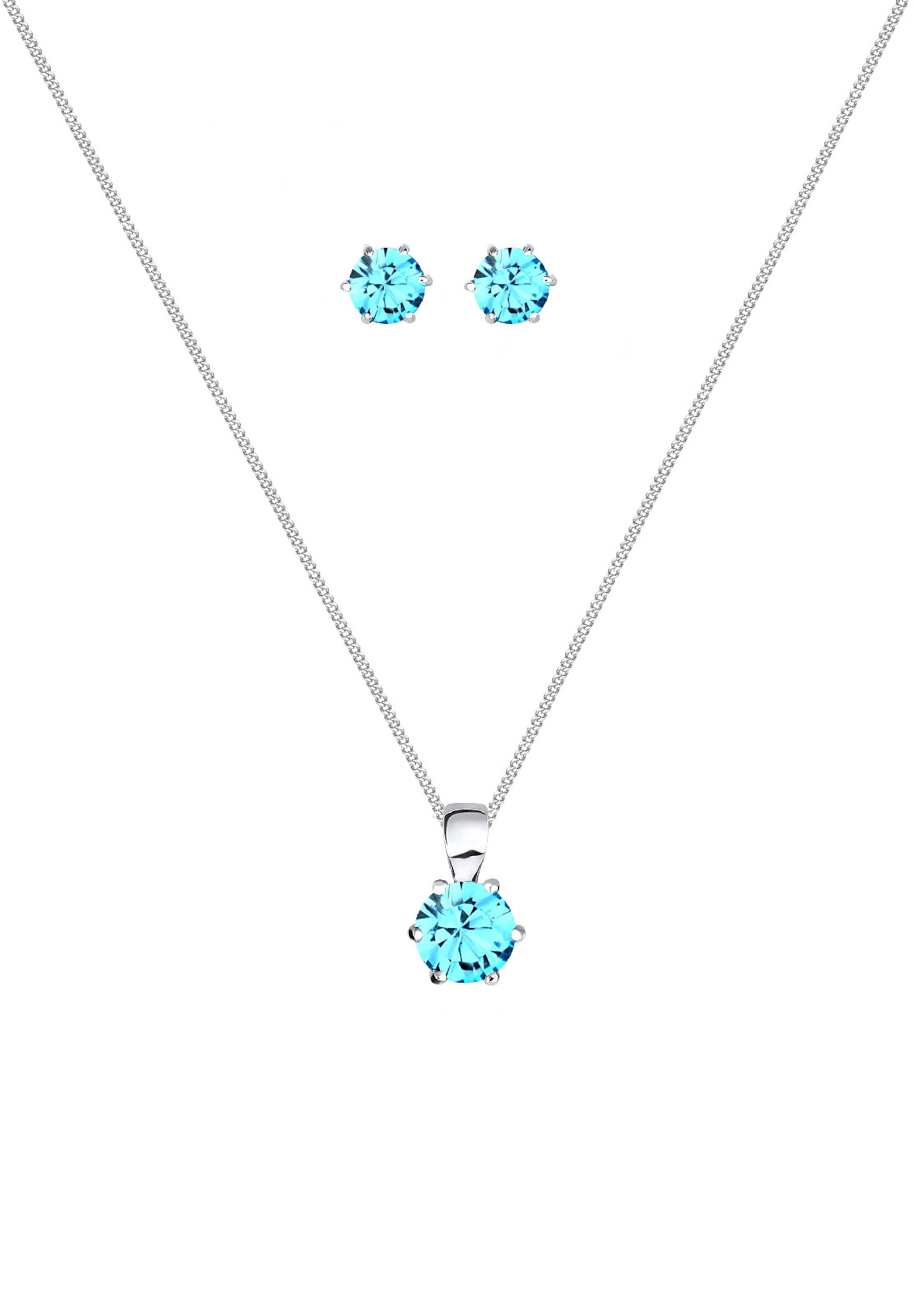 Parure de bijoux 'Kristall' ELLI en argent : devant