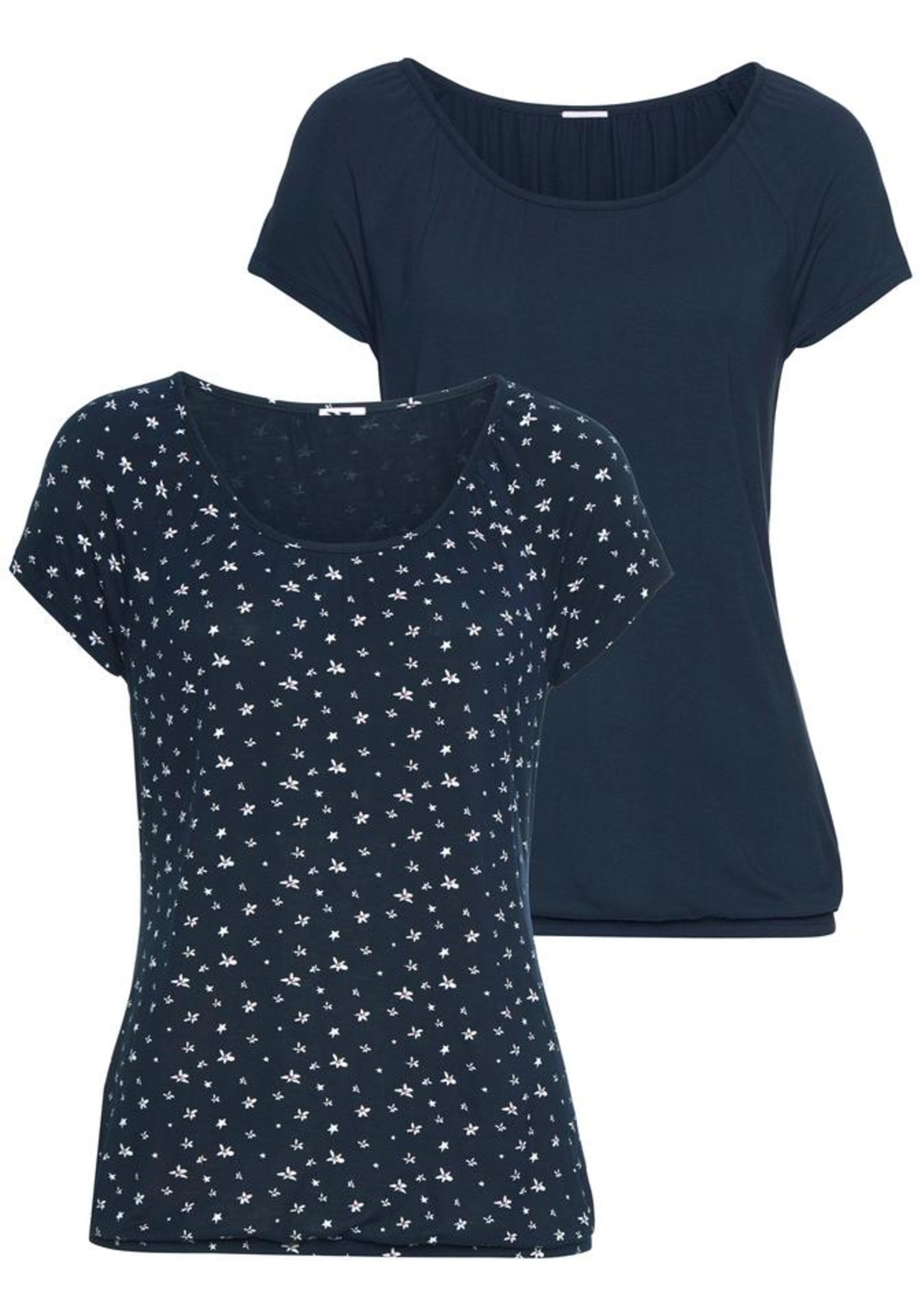 LASCANA Koszulka w kolorze niebieski: przód