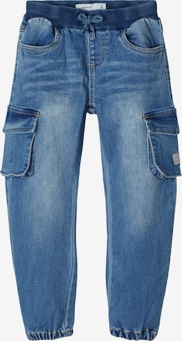 NAME IT Tapered Jeans in Blauw: voorkant