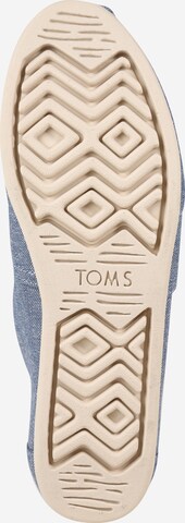 TOMS Espadrilles 'ALPARGATA' in Blau: spodná strana