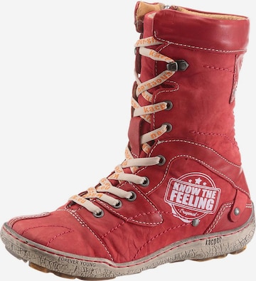 KACPER Snow Boots in Red: front