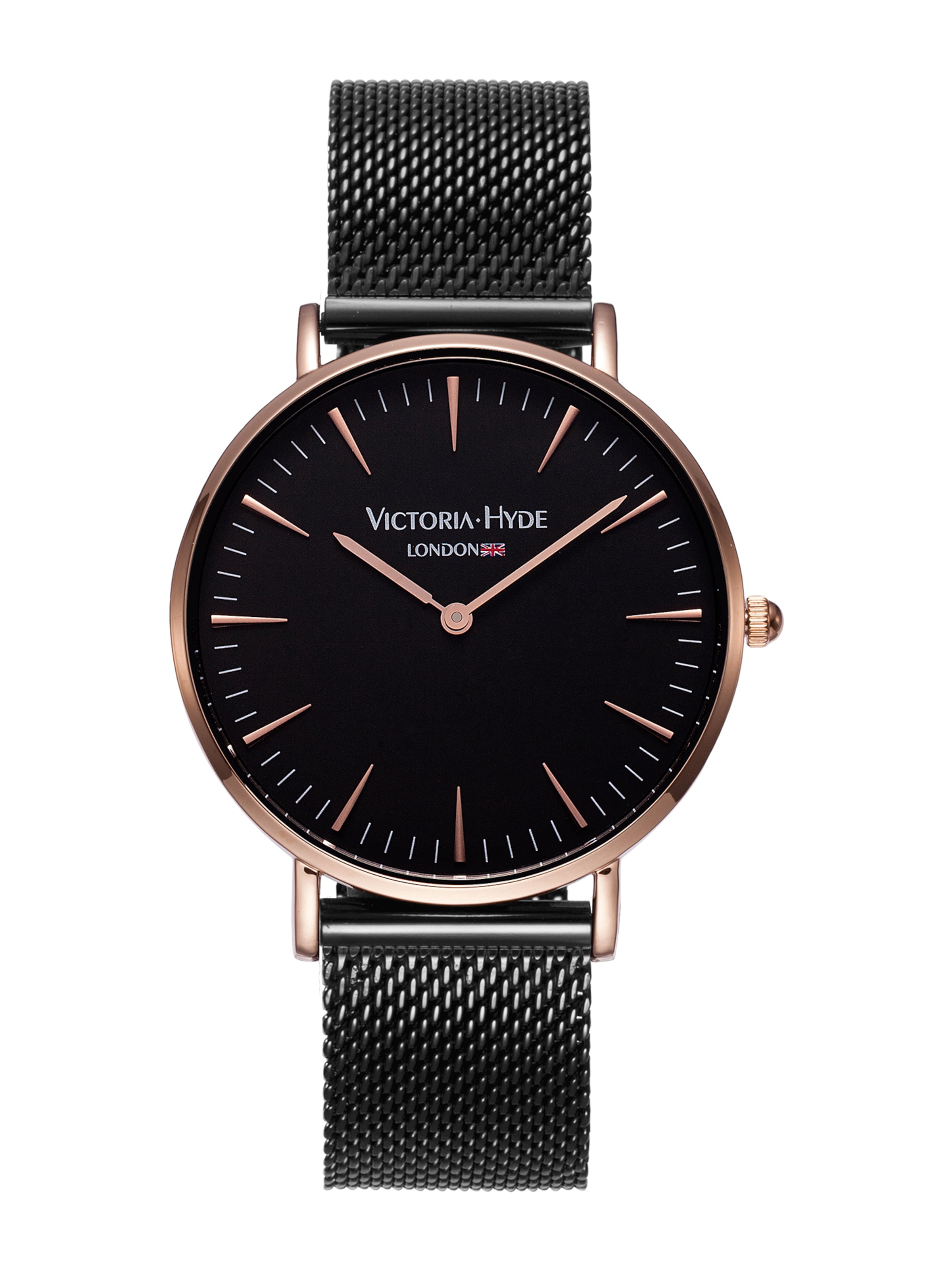 Victoria Hyde Analog watch in Black: front