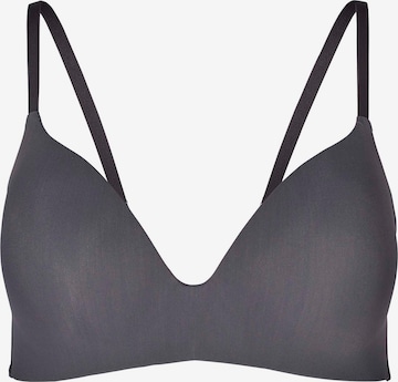 Skiny T-shirt Bra in Grey: front