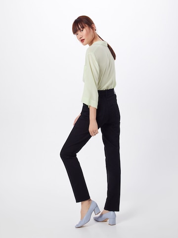 MAC Slimfit Jeans 'Melanie' i sort: tilbage