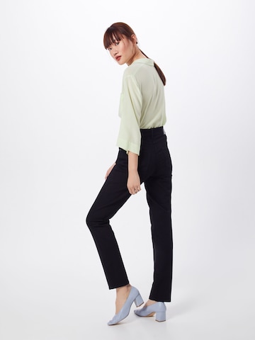 Slimfit Jeans 'MELANIE' de la MAC pe negru: spate