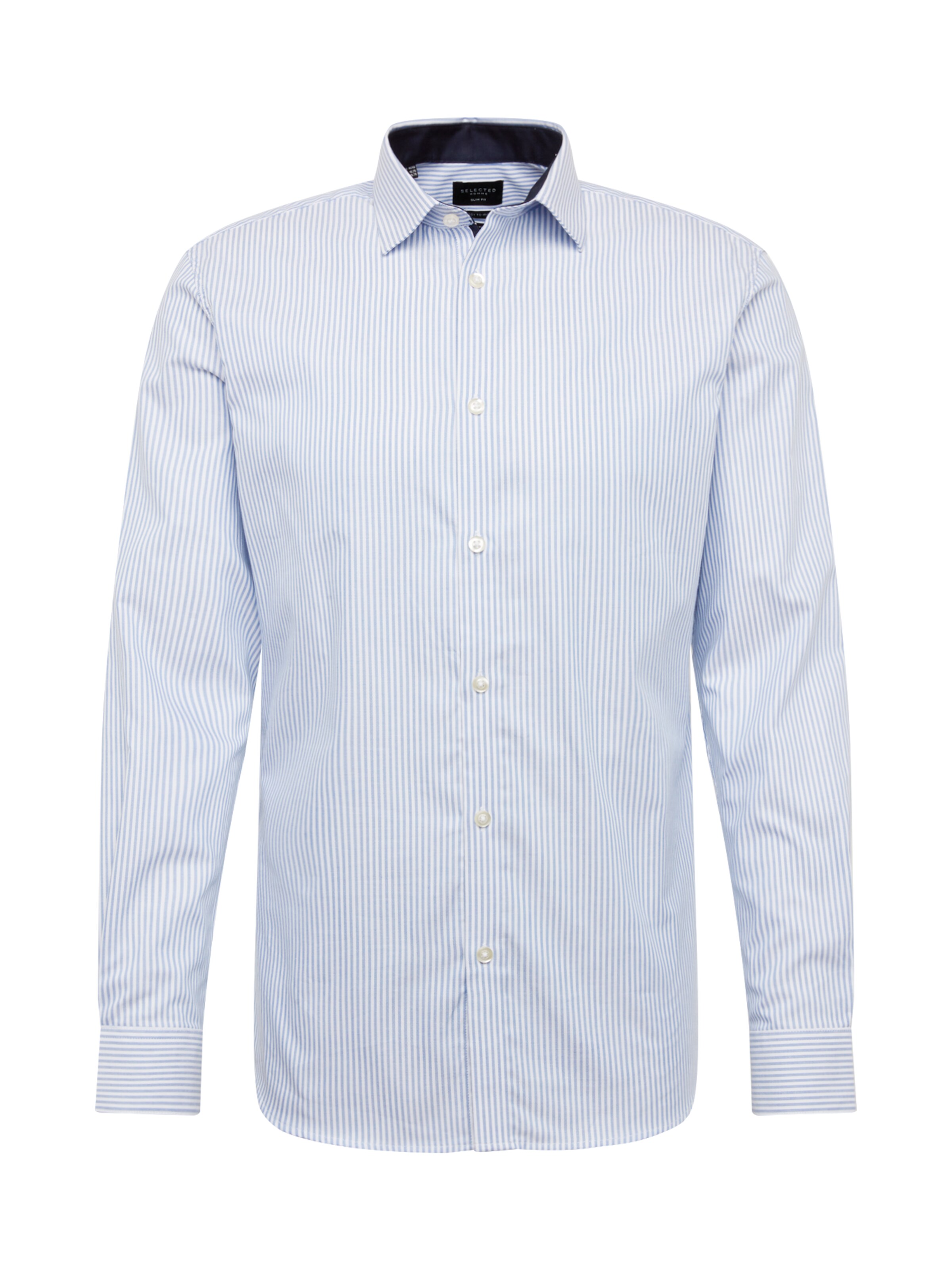 SELECTED Button Up Shirt 'Mark' in Blue: front