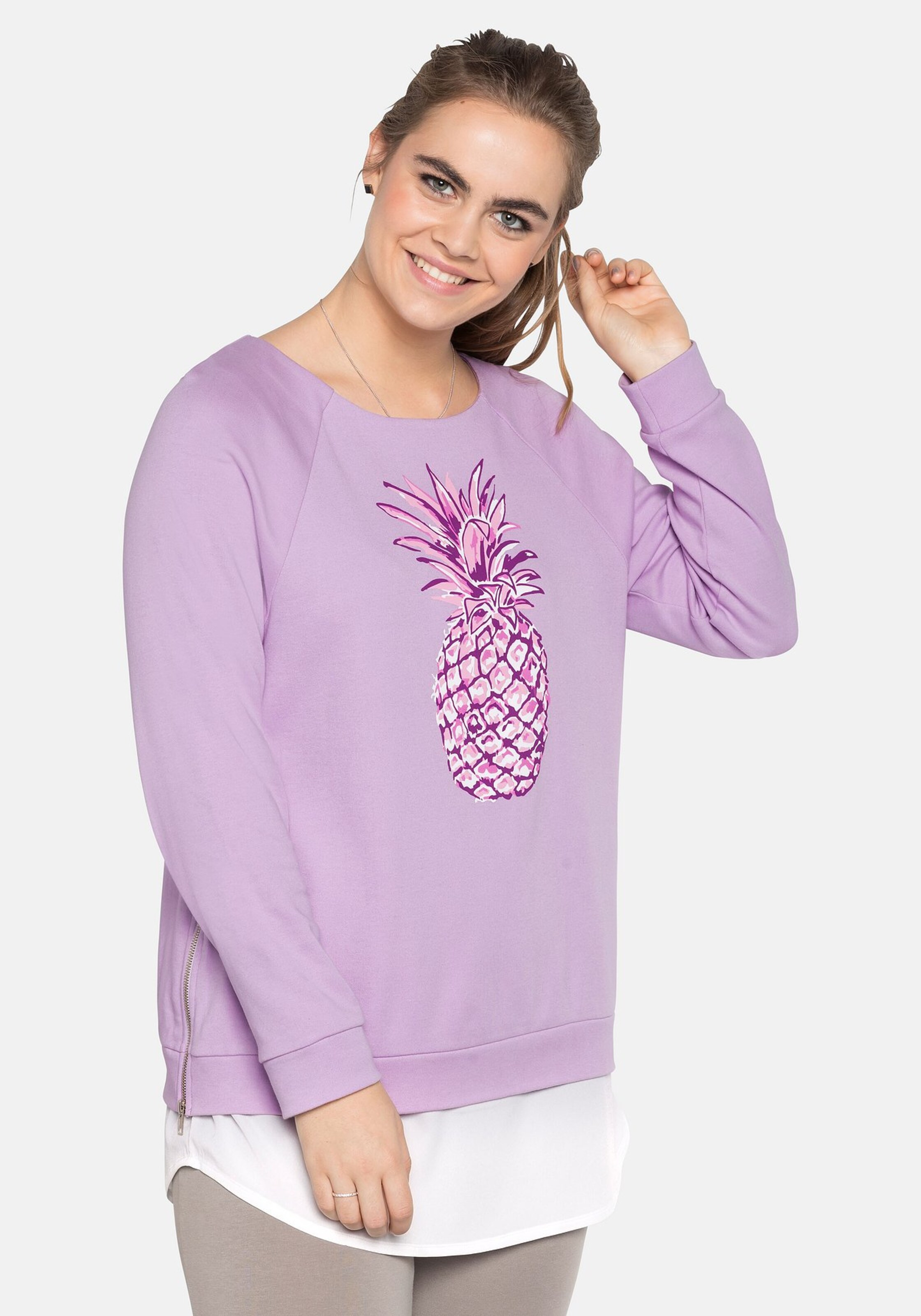 SHEEGO - Sweatshirt in lila